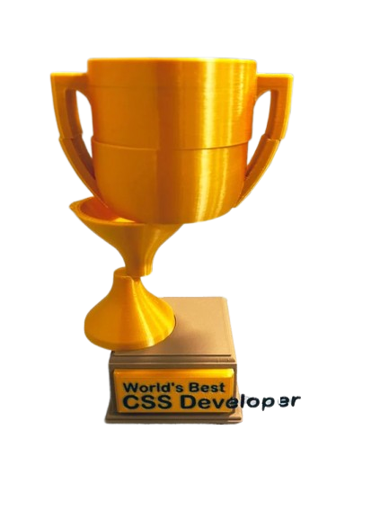 Troféu Rinha de Dev — impresso em 3D
